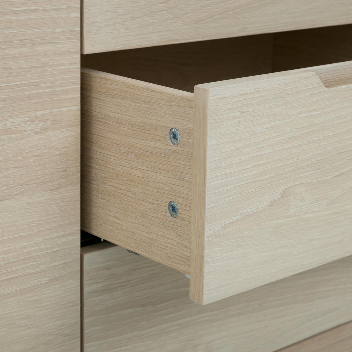 SIDEBOARD Eiche bianco - Eiche Bianco/Eichefarben, Holz/Holzwerkstoff (213/80/45cm) - Furnhouse