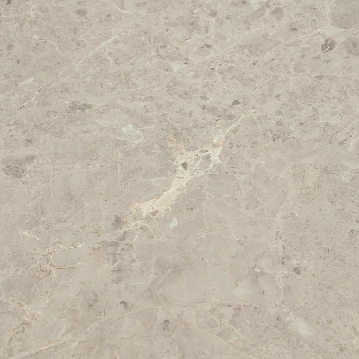 COUCHTISCH rund Grau 80/80/40 cm - Taupe/Graubraun, Holzwerkstoff/Metall (80/80/40cm) - Furnhouse