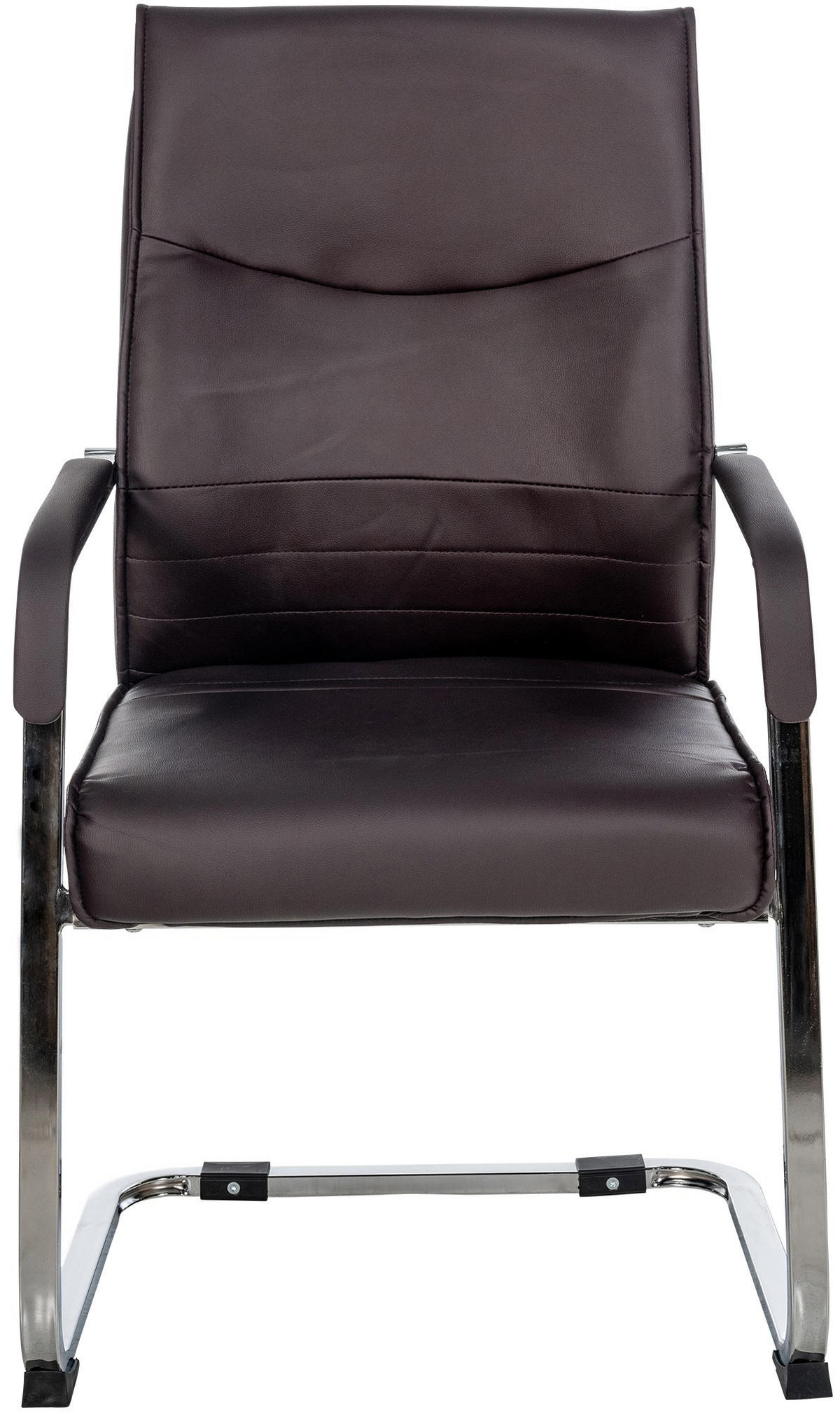 SCHWINGSTUHL Lederlook Braun - Braun, Textil/Metall (55/88/60cm) - CLP