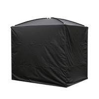 ABDECKUNG für Gartenliege CAPE PROVENCE - Anthrazit, Kunststoff (236/210/180cm) - Home Deluxe