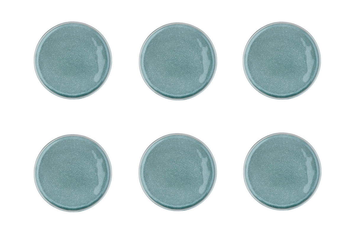 TELLER Magma Ø20cm - 6er-Set - Cobalt - Blau, Keramik (20cm) - Björn