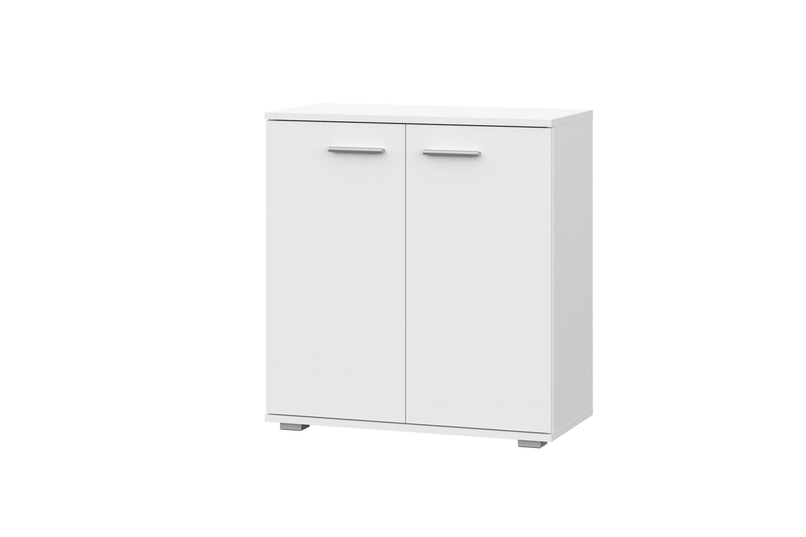 KOMMODE Weiß 69/74/34 - Weiß, Holzwerkstoff (69/74/34cm) - RAUMHIRSCH FURNITURE