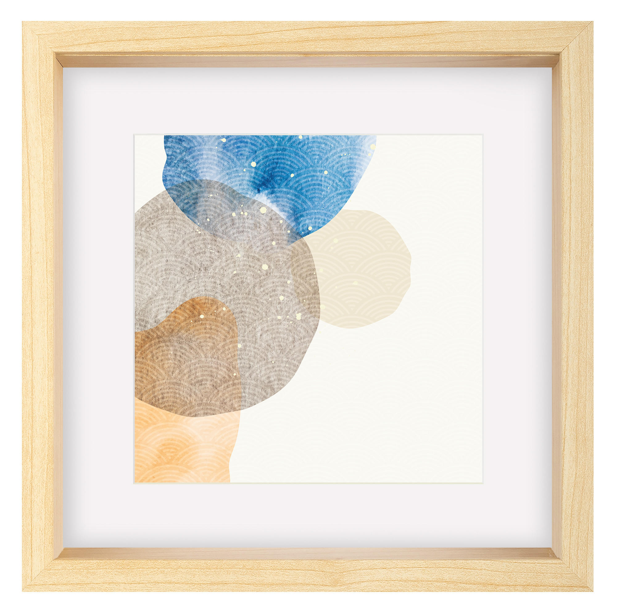 SHAPE 3D FSC-Holzrahmen 40x40 cm, birke - Birkefarben, Holzwerkstoff (6/42/42cm) - walther design