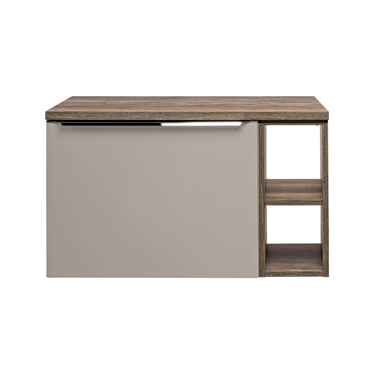 BADMÖBEL-SET TLG. Puebla-56 - Beige, Holzwerkstoff (80/49/46cm) - Lomado