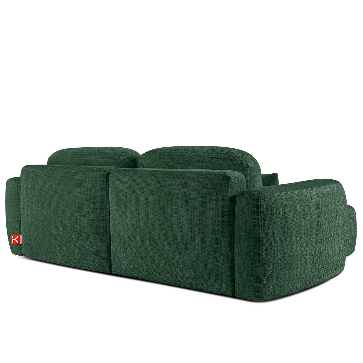 SITZGARNITUR ELOSA - Grün, Holz/Textil (245/85/165cm) - KONSIMO®