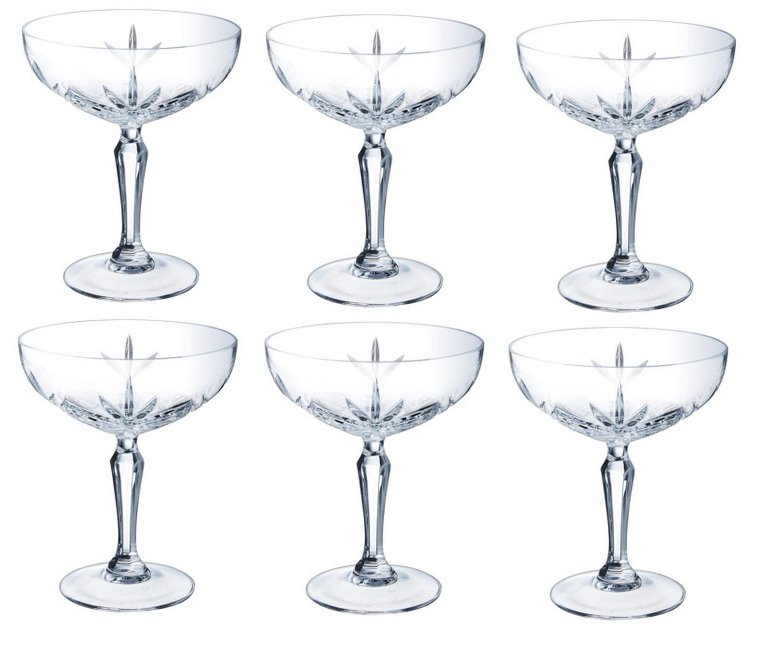 COCKTAILGLAS Broadway 250 ml - 6 Stücke - Transparent, Glas (0.25L)