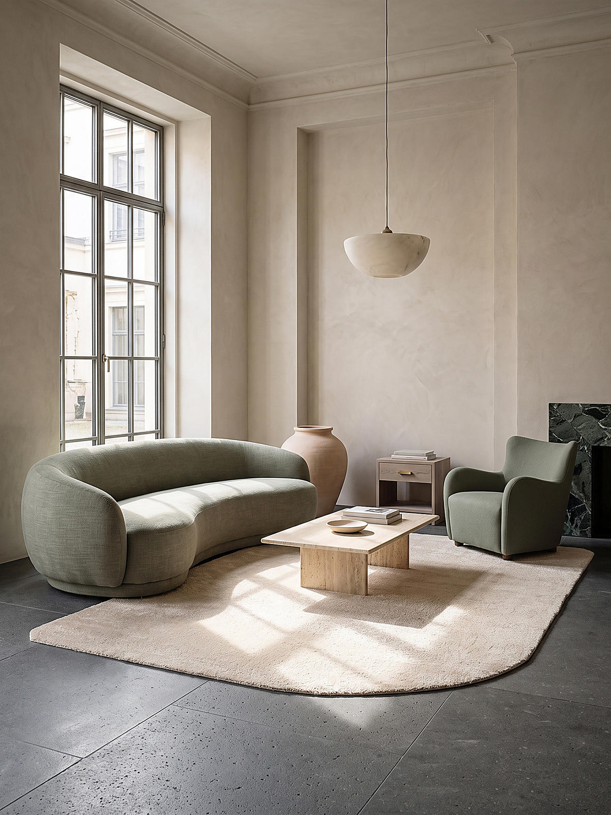 HOCHFLORTEPPICH Antirutsch Uni TIRSO Polyester Beige 120 x 160 cm - Beige, Textil (120/160cm) - KADIMA DESIGN