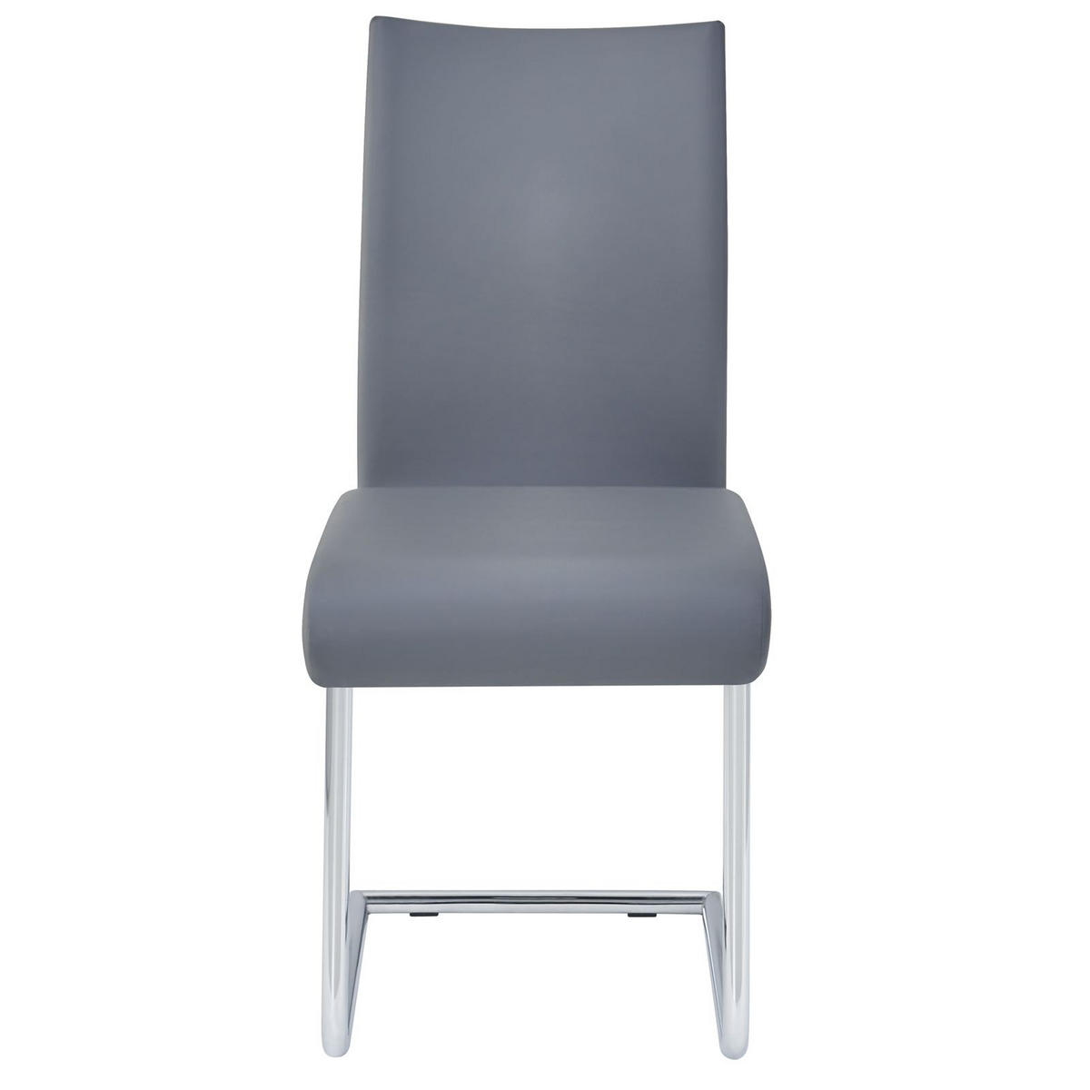 ESSZIMMERSTUHL ALADINO 4er-Set grau - Grau, Textil/Metall (43/94/56cm) - IDIMEX