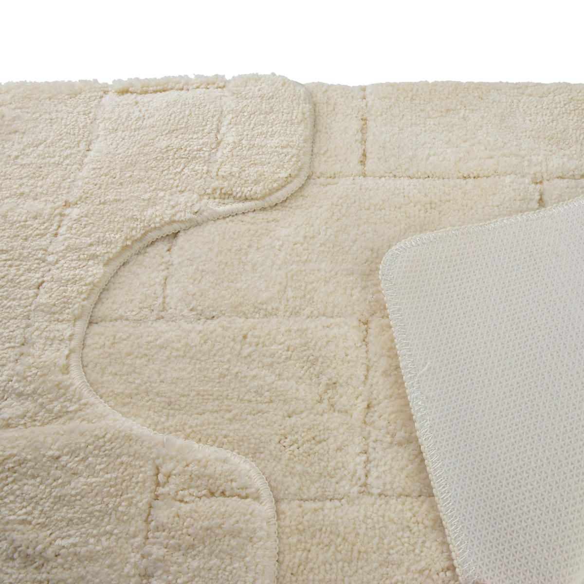 BADTEPPICH Zac Beige 80/50/2 cm Textilien - Beige, Textil (50/80cm) - Mondex