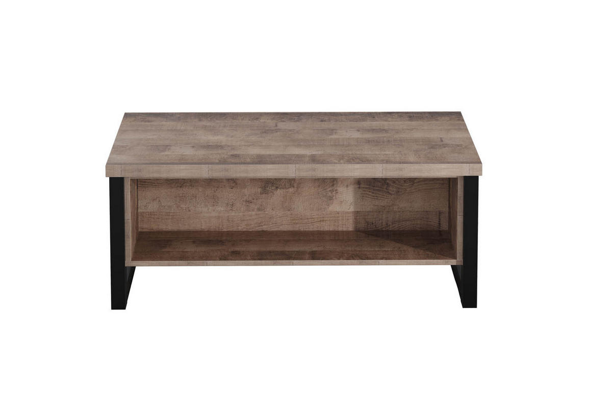 COUCHTISCH Emile Eiche Dekor - Eichefarben, Holzwerkstoff (45/110/110cm) - ebuy24