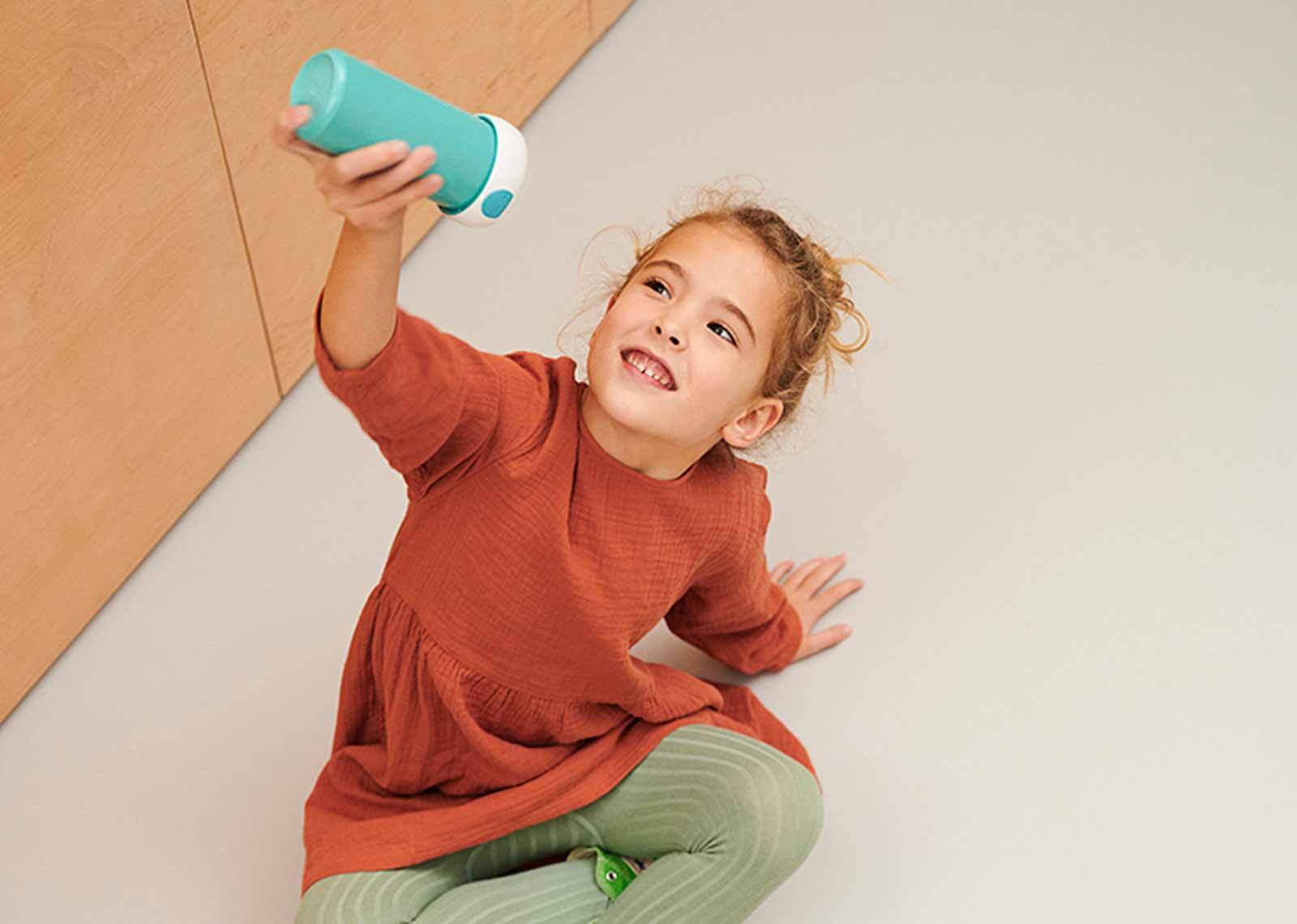 VERSCHLUSSBECHER Campus Paw Patrol Girls 300 ml - Türkis/Multicolor, Kunststoff (0.3L) - Mepal