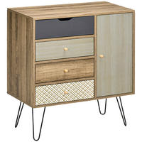 SIDEBOARD Braun, 4 Schubladen, 1 Tür, 79/39/86 cm - Braun, Holz (79/86/39cm) - PANGIVO