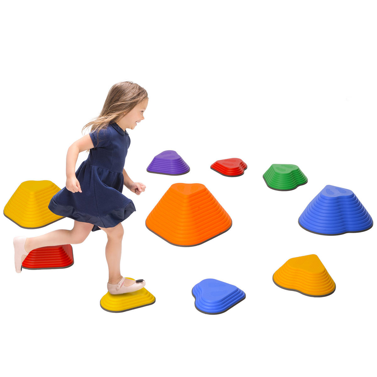 FLUSSSTEINE - Multicolor, Kunststoff (39/20/42cm) - AIYAPLAY