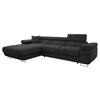 ECKSOFA Torezio Mini, Seite: Links - Anthrazit, Holz/Textil (280/170cm) - MIRJAN24