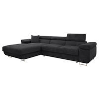 ECKSOFA Torezio Mini, Seite: Links - Anthrazit, Holz/Textil (280/170cm) - MIRJAN24
