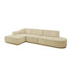 ECKSOFA Ottomane Links IREA-L2-v2 - 327x165x80 cm Beige - Taupe, Holzwerkstoff/Textil (327/165cm) - ALTDECOR