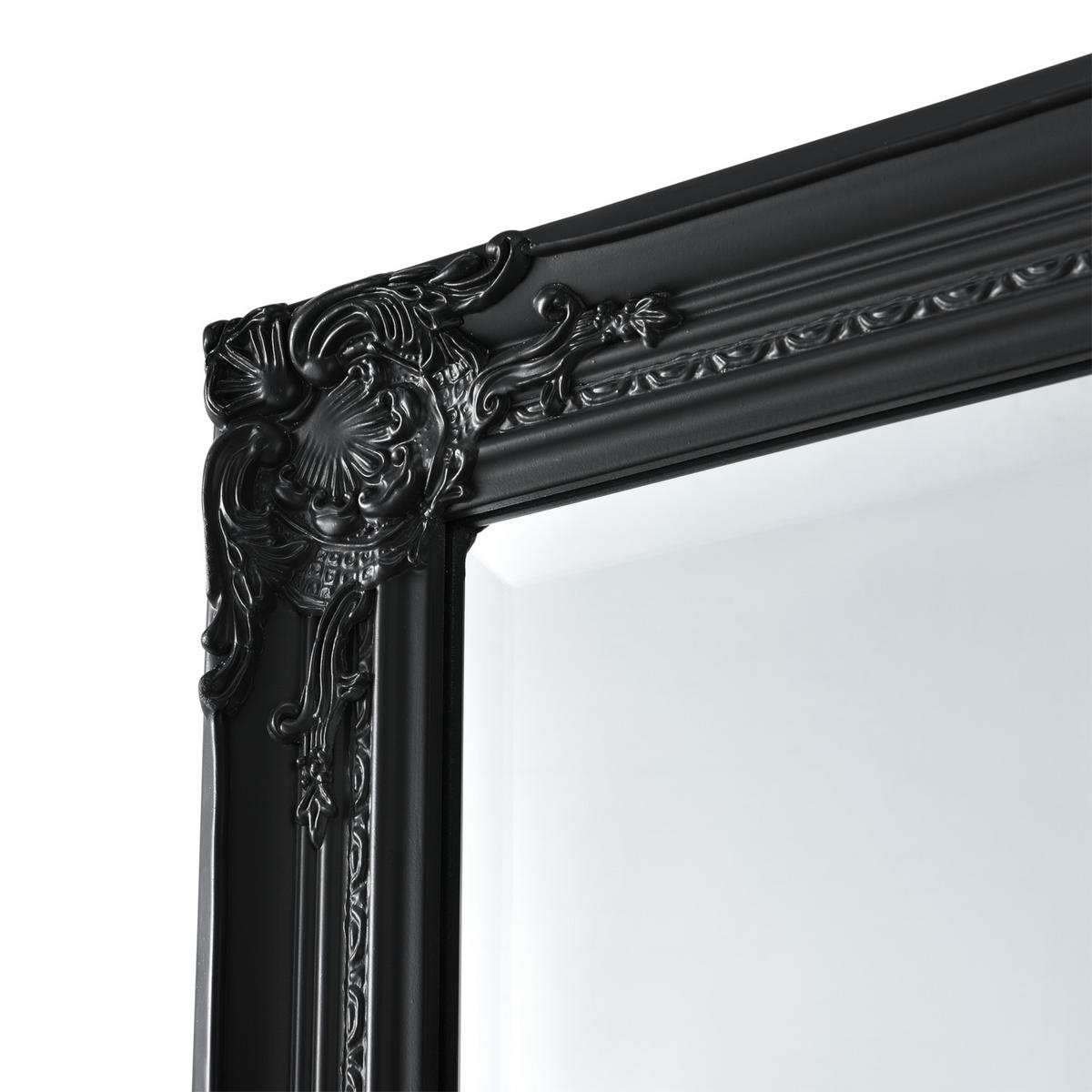 WANDSPIEGEL Livorno - Schwarz, Glas/Holz (28.5/132/118cm) - [en.casa]