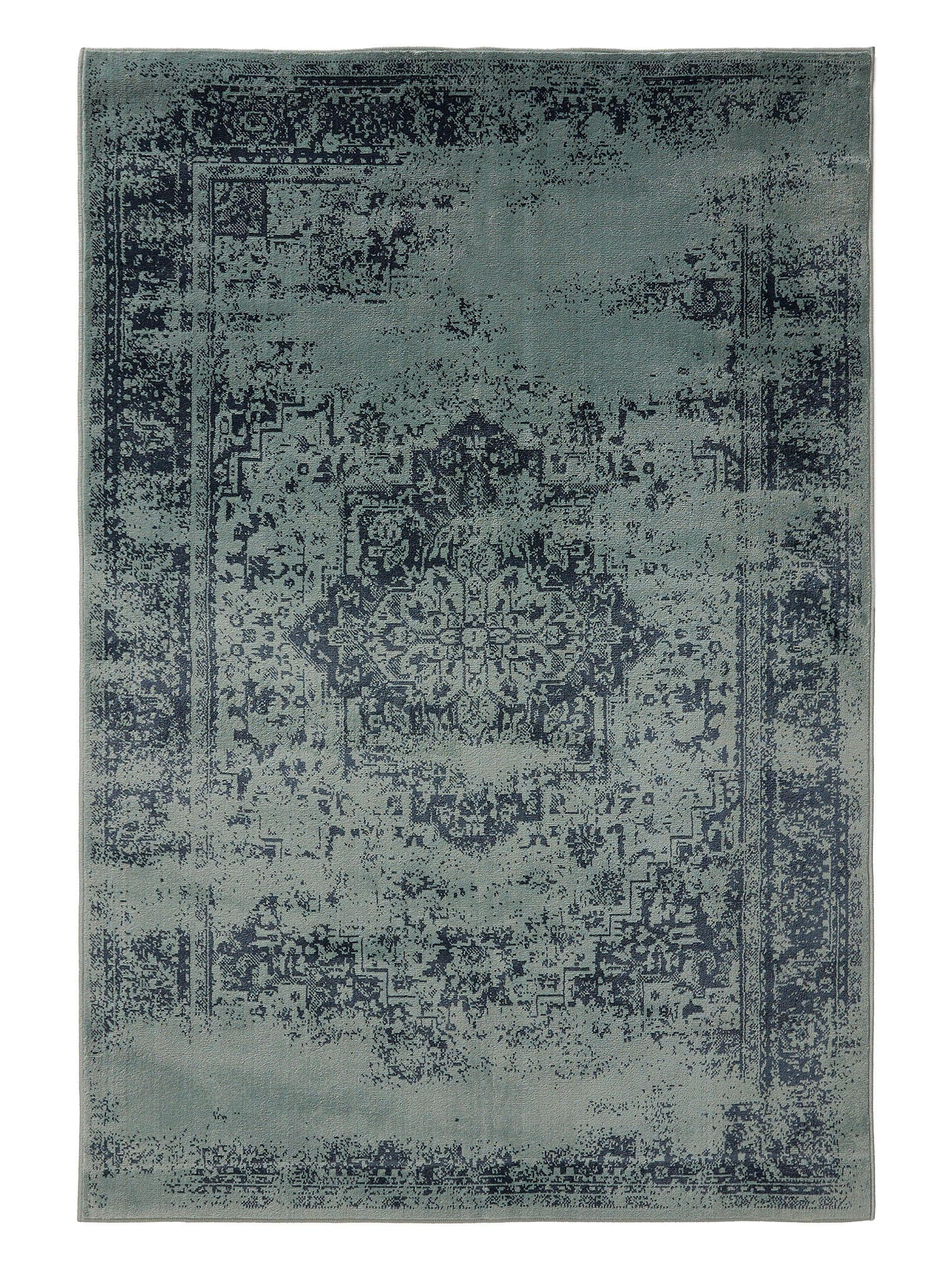VINTAGE-TEPPICH Suki 80/150 cm - Türkis, Kunststoff (80/150cm) - benuta