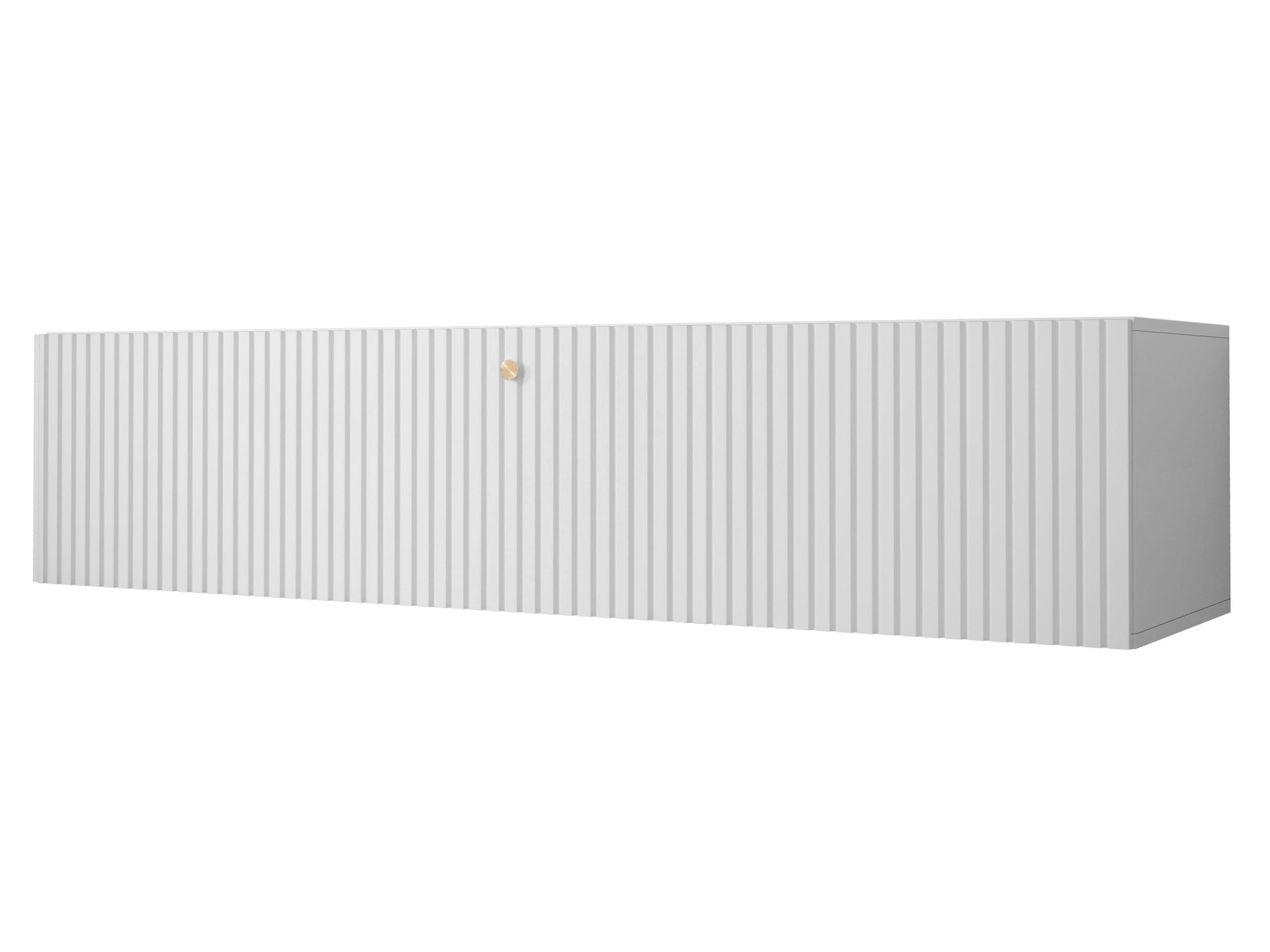 TV-LOWBOARD Waldi Slim I 150 - Weiß, Holzwerkstoff (150/34/40cm) - MIRJAN24