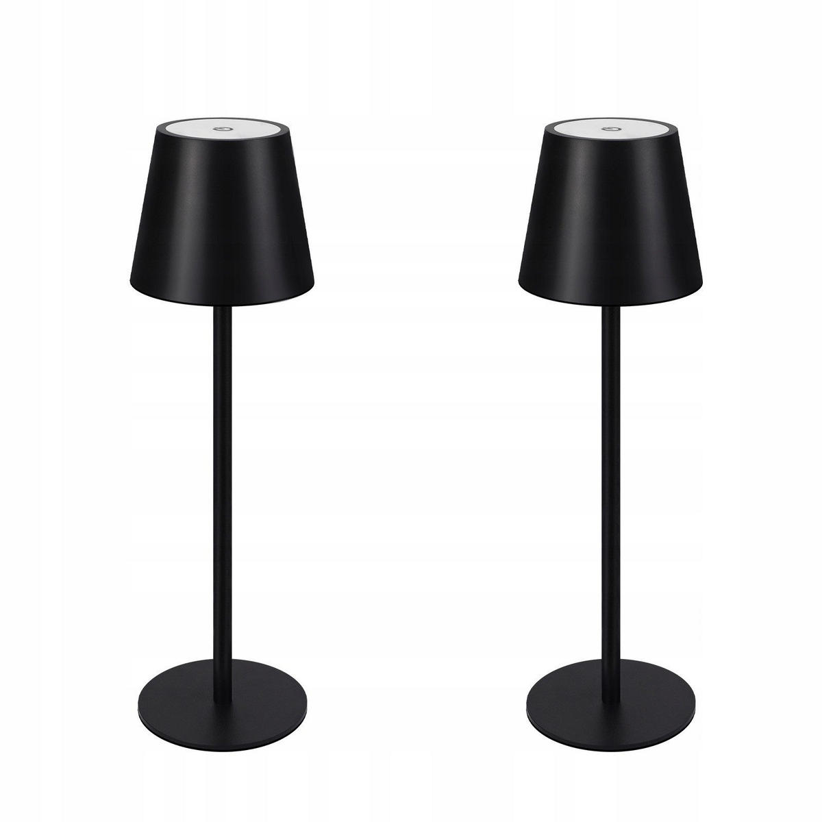 LED-TISCHLEUCHTE Osnabrück(2er-set) 11/11/37.5 cm - Schwarz, Metall (11/11/37.5cm) - Nettlife