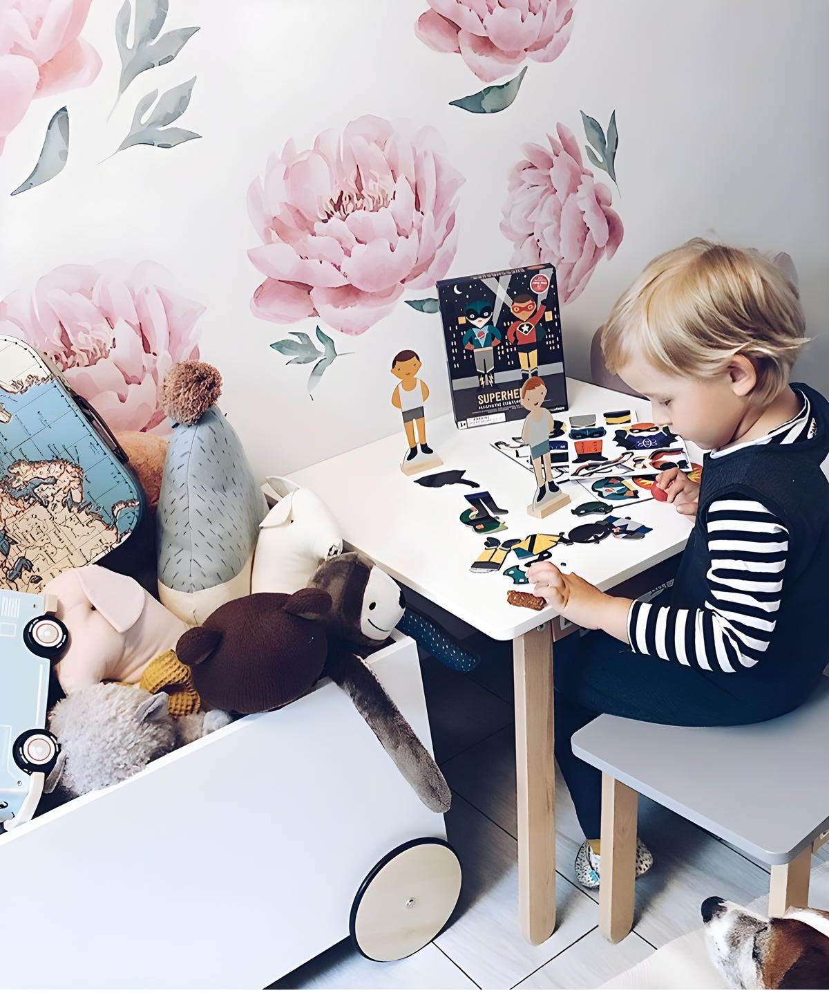 KINDERSTUHL Woody - Grau, Holzwerkstoff (30/31/30cm) - RAUMHIRSCH FURNITURE