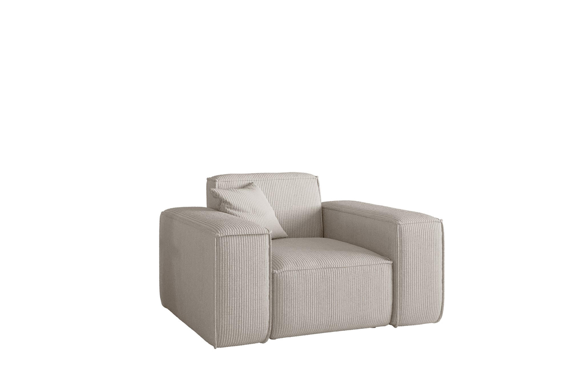 Fun Möbel Sessel Beige 121x73x88 cm