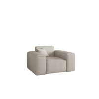 SESSEL Celes Premium Stoff Scala - Beige, Holzwerkstoff/Textil (121/73/88cm) - Fun Möbel