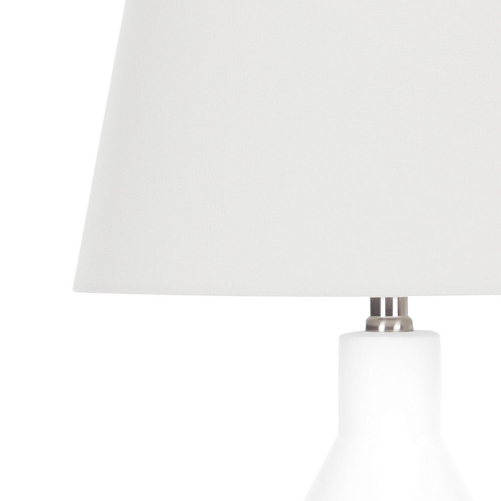 Thumbnail - Beliani Tischlampe, Weiß, Keramik, 33x53x33 cm, Lampen & Leuchten, Innenbeleuchtung, Tischlampen, Tischlampen