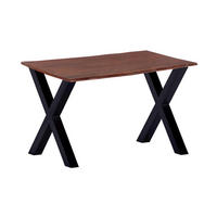 ESSTISCH ROXANA - Kastanienfarben/Beige, Holz (80/120/77cm) - SAM