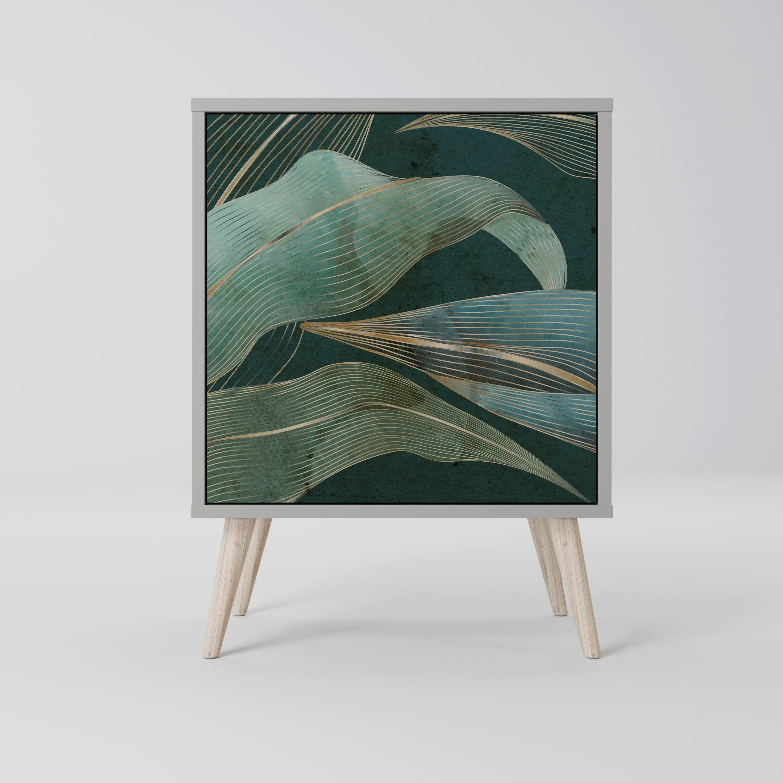 SpaceRebels Sideboard Grau 57.5x77.5x42 cm
