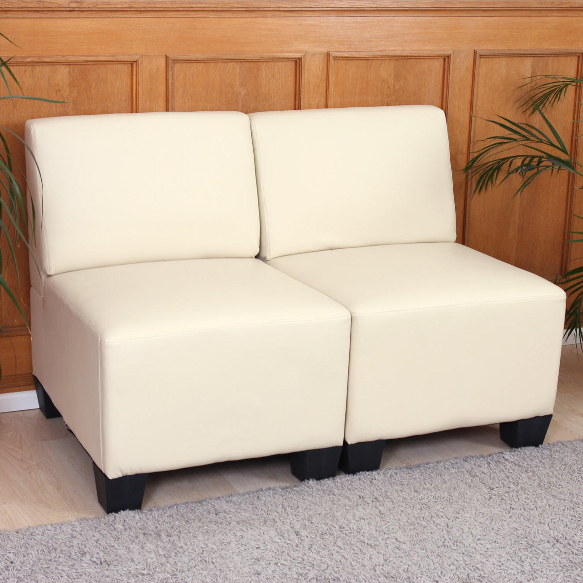 2-SITZER Beige - Beige, Textil (114/76/72cm) - MCW