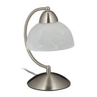 TISCHLAMPE - Multicolor, Glas/Kunststoff (19/15/25cm) - Relaxdays
