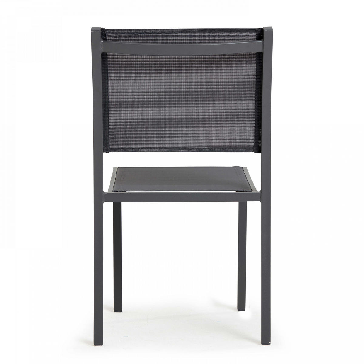 GARTENSTUHL, Grau - Grau, Metall (48/87/60cm) - Oviala