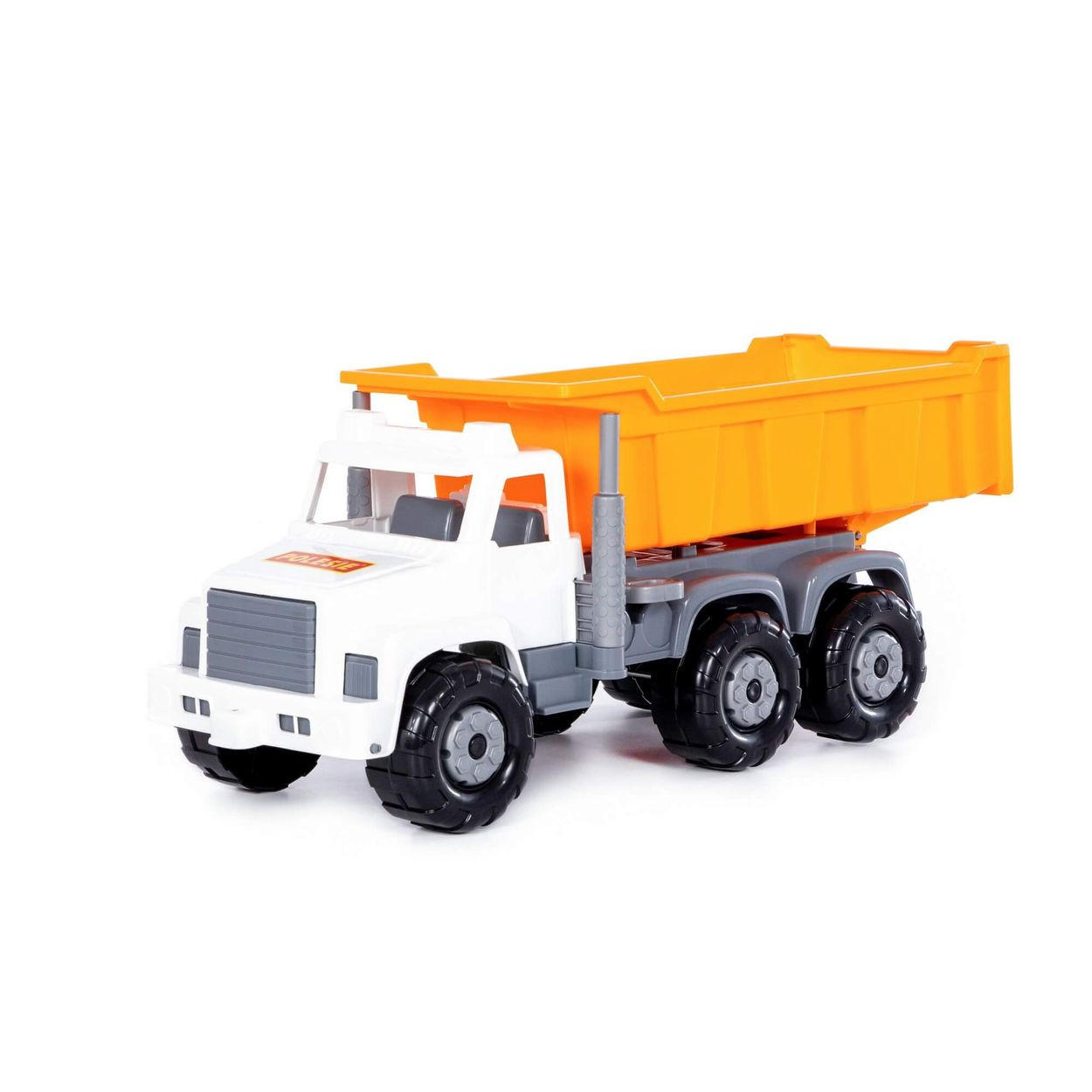 SPIELZEUGAUTO Spielzeug-LKW 96241 orange 81 cm Länge, Kipper, Ladefläche, Pritschenwagen, Kippfunktion - Orange, Kunststoff (30/34/81cm) - Polesie