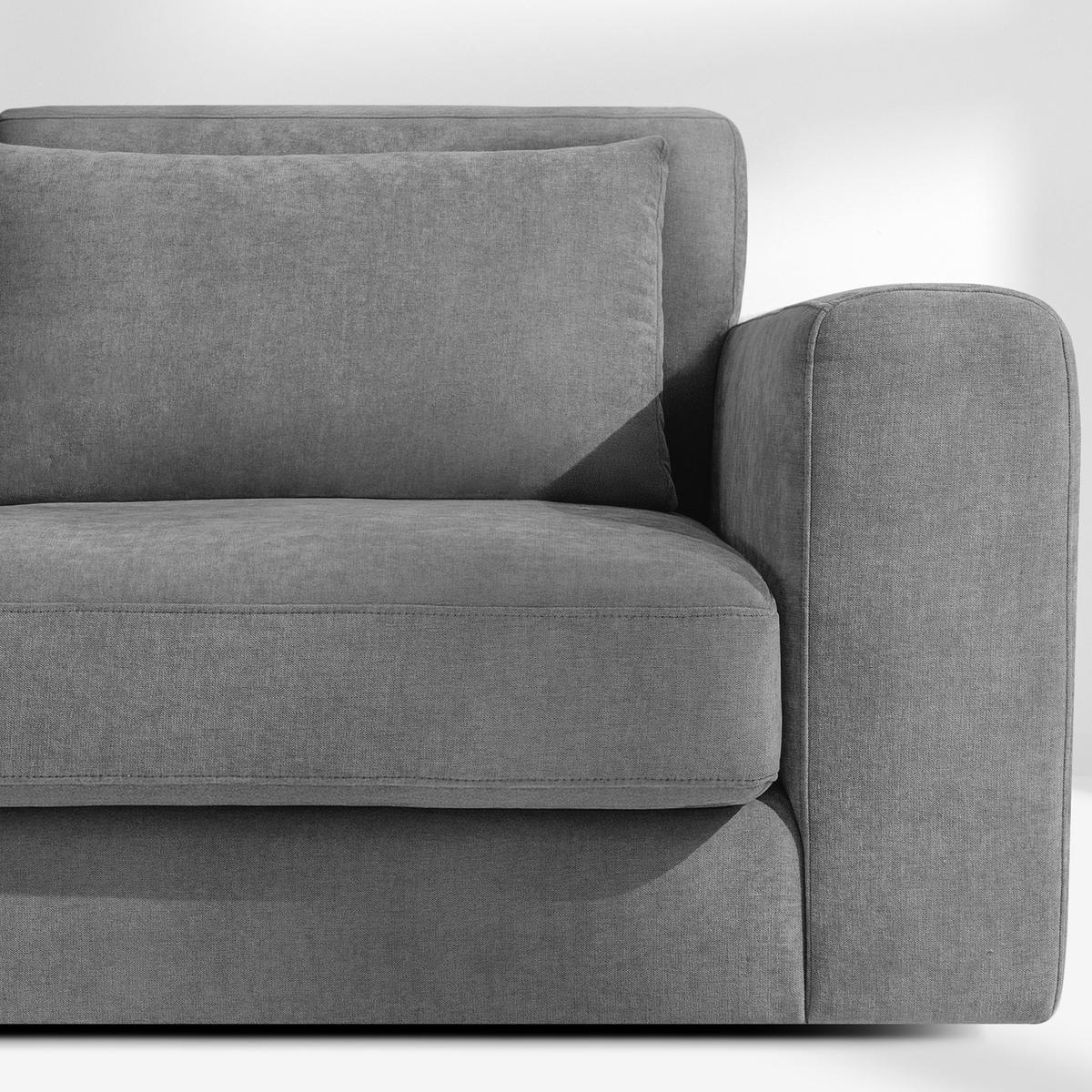 ECKSOFA XL links VERUS - Dunkelgrau, Holz/Holzwerkstoff (377/328cm) - KONSIMO®