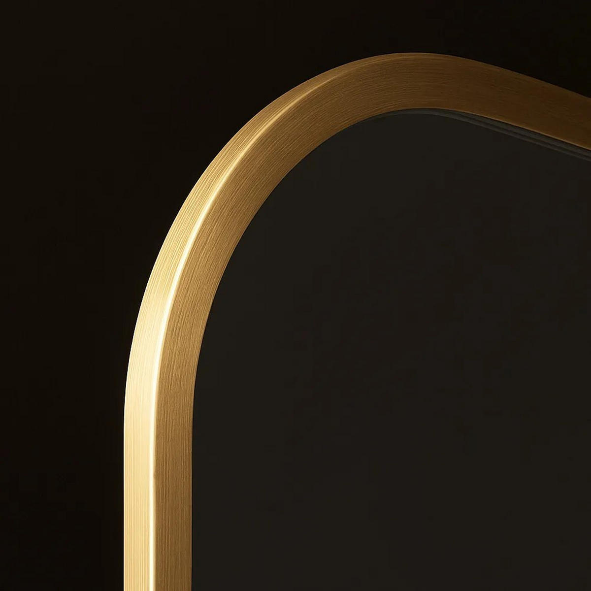 DUSCHWAND Rea Sky Brush Gold 100 - Goldfarben, Glas (100/200cm) - REA