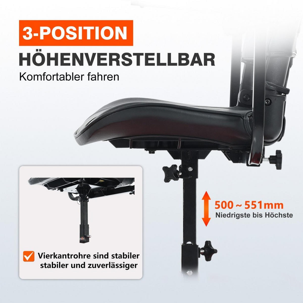 ELEKTROMOBIL faltbar Seniorenmobil,250 W,25 km,12Ah 4-Rad-Scooter,Blau - Blau, Metall (48.5/86/99cm) - LVHOM