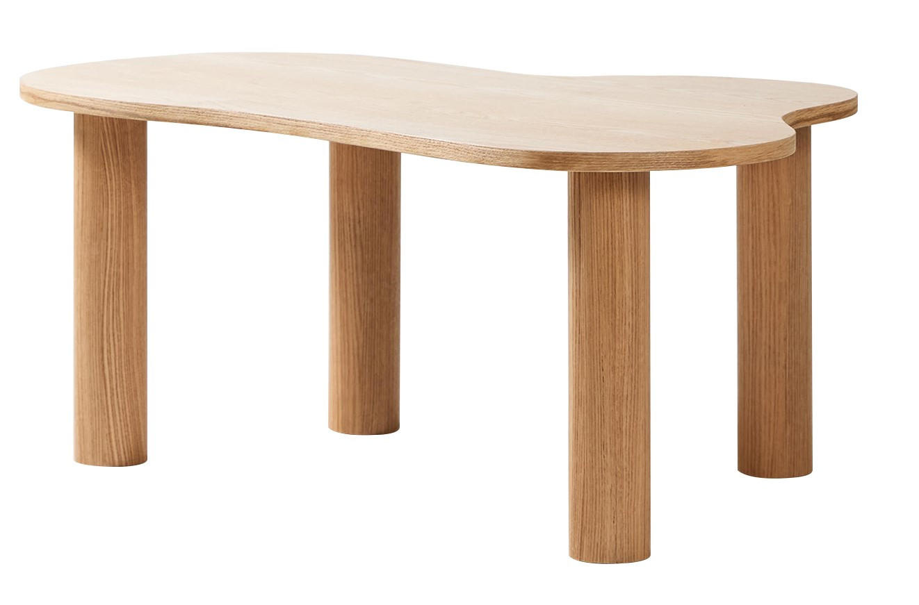 COUCHTISCH Rund Braun 103 x 60 x 40.5 cm - Braun, Holz (60/103/40.5cm) - Nordlys