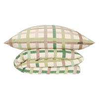 BETTWÄSCHESET Luiza - Renforcé - 2-teilig - 155 x 220 cm - Grün - Grün, Textil (155/220cm) - SCHIESSER