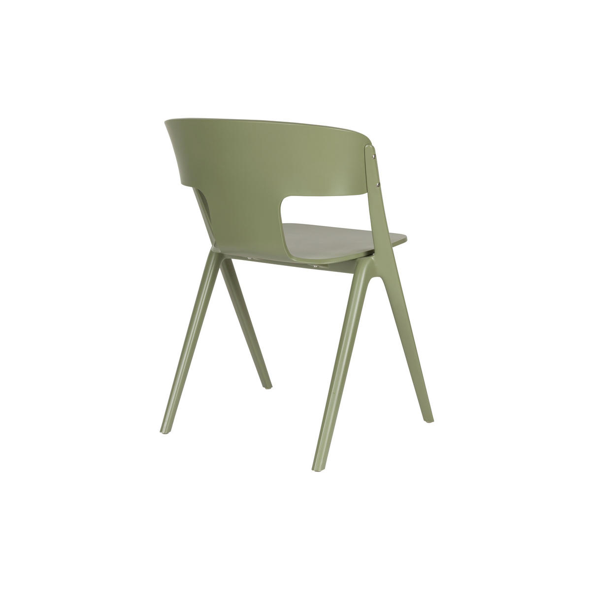 GARTENSTUHL Horizon Grün - 4 er Set - Grün, Kunststoff (57.5/75/52.5cm) - Zuiver