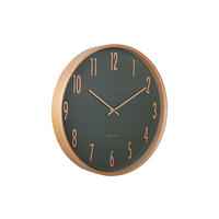 WANDUHR Gracil Ø40 cm - Grün, Holz (40/40/5cm) - Karlsson