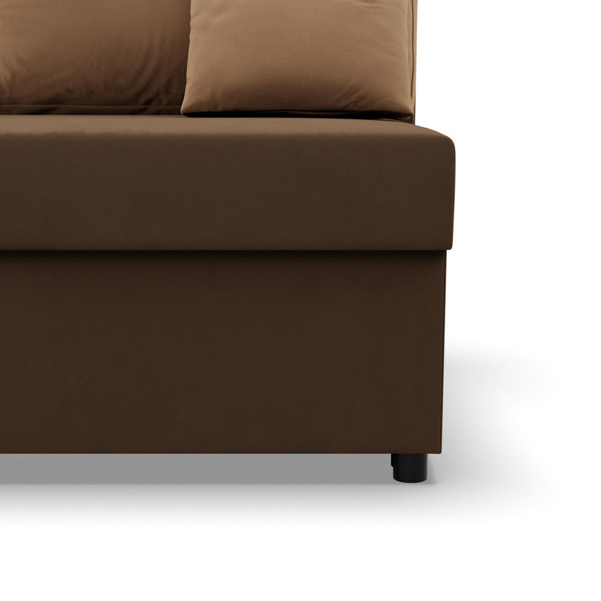 ECKSOFA MIT SCHLAFFUNKTION KEMI BONELL Braun - Braun, Textil (138/201cm) - Mebligo