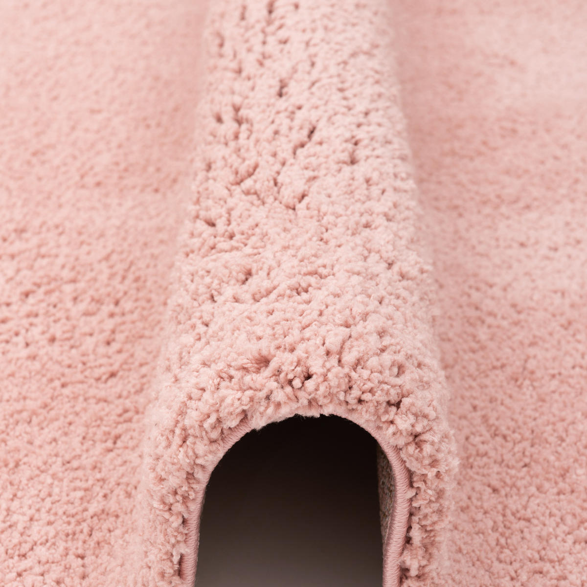 LUXUS SUPER HOCHFLOR SHAGGY TEPPICH LUCA RUND - Rosa, Textil (160/160cm) - Pergamon