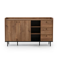 KOMMODE Vasilia mit 2 Türen und 3 Schubladen, Brandy Castello - Eichefarben, Holzwerkstoff (150/90/45cm) - Beautysofa