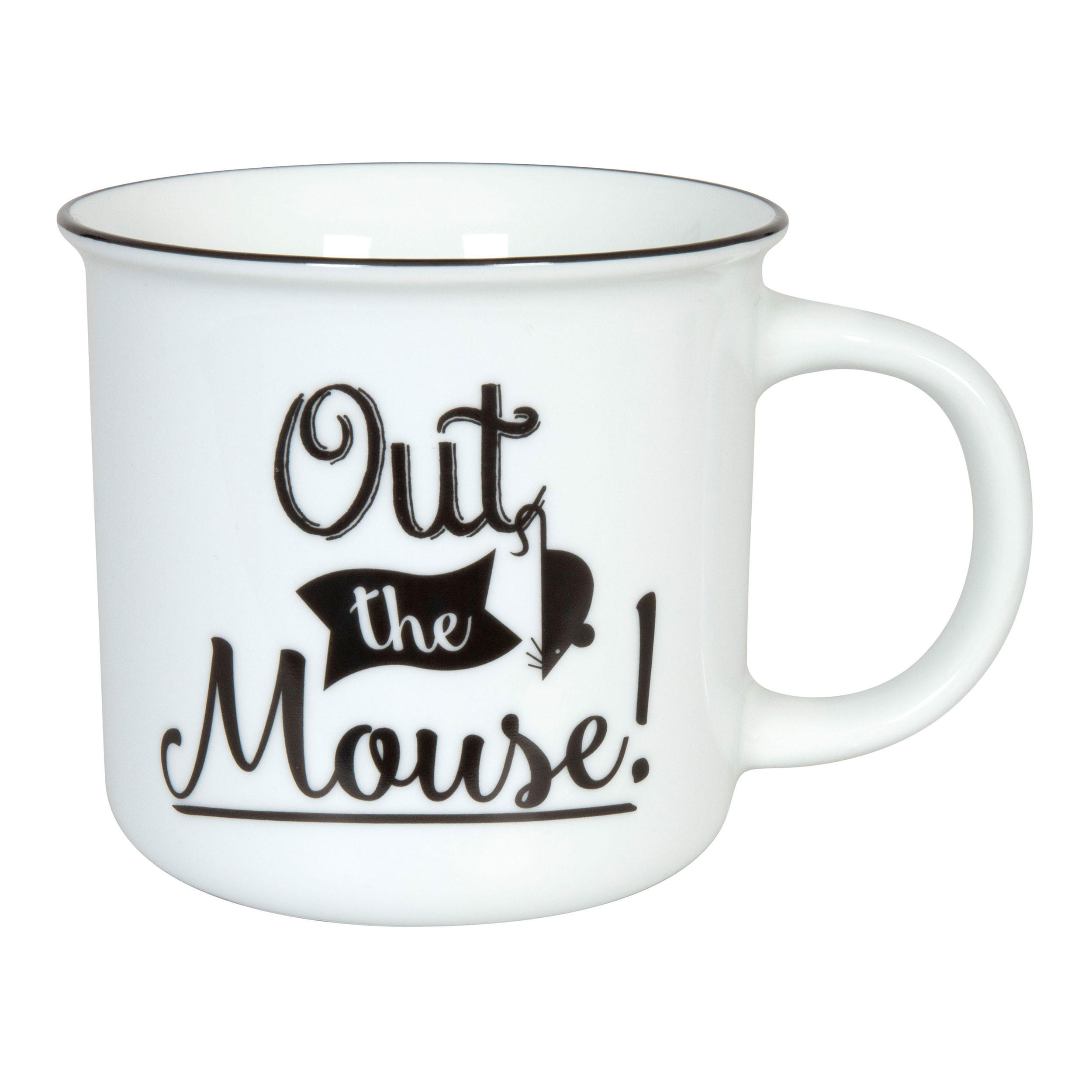 KAFFEEBECHER DEnglish out the mouse - Naturfarben, Keramik (0.38L) - Könitz