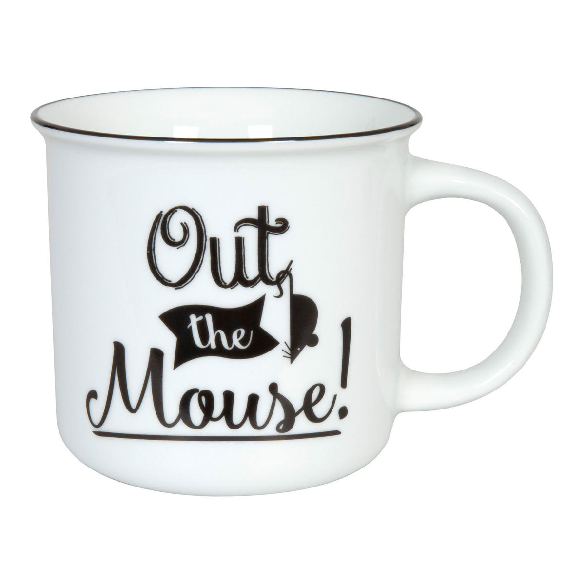 KAFFEEBECHER DEnglish out the mouse - Naturfarben, Keramik (0.38L) - Könitz