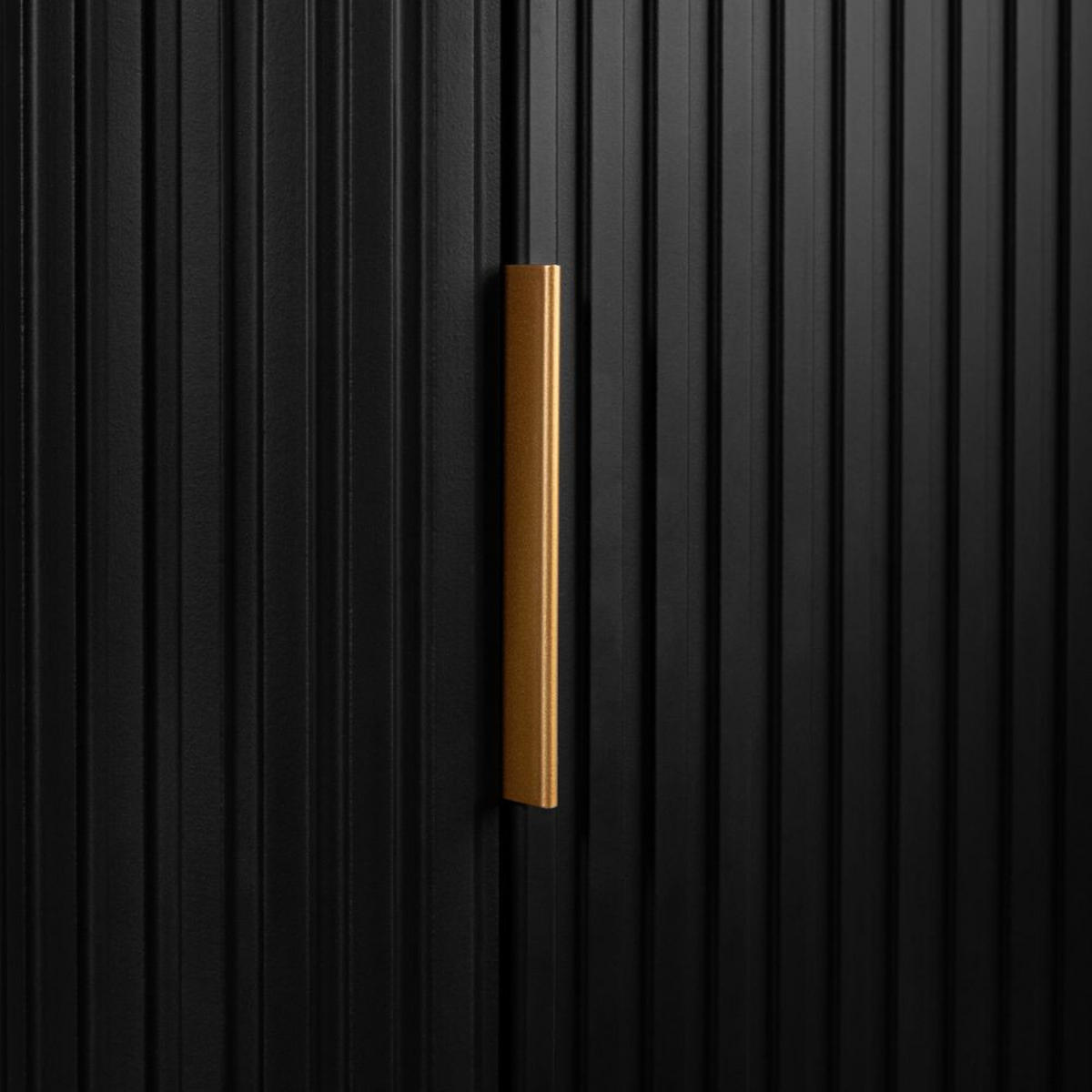 HÄNGESCHRANK Schwarz matt 35/139/31 cm - Schwarz, Holzwerkstoff (35.5/139/31.5cm) - Rodan