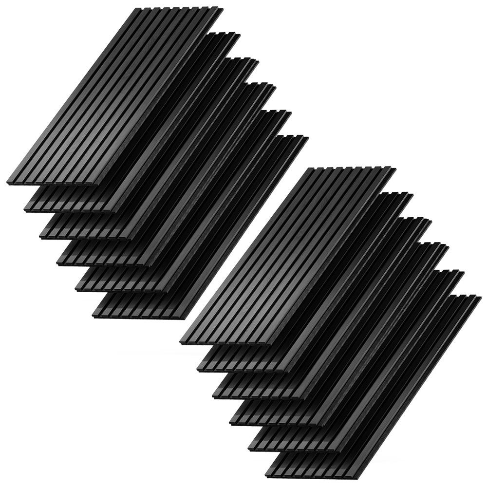 Schwarz, Holzwerkstoff (120/40/1.8cm) - Vicco