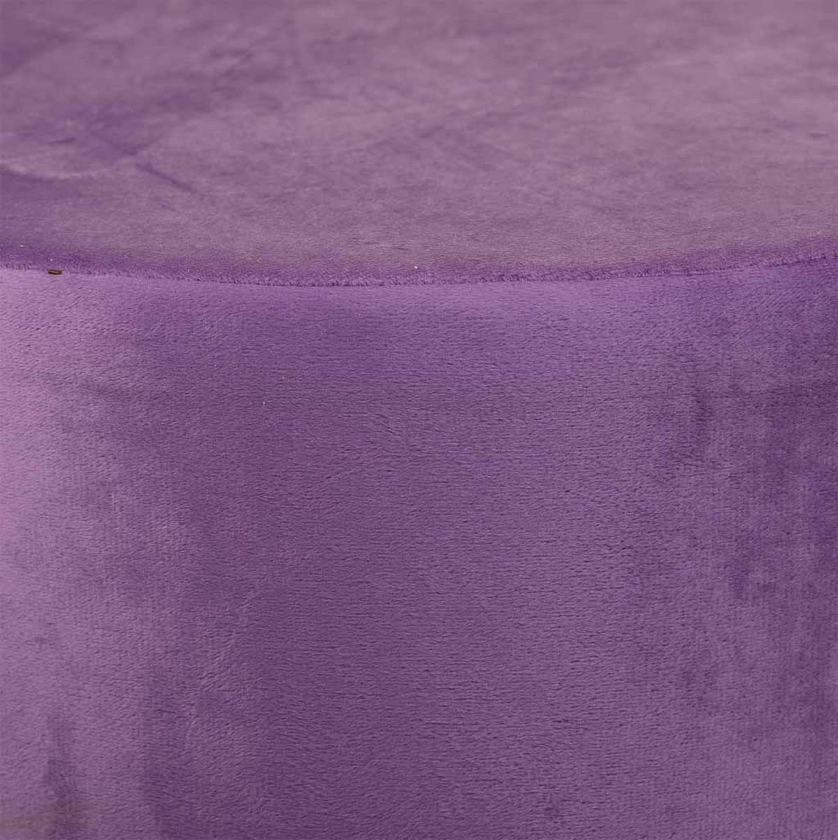 HOCKER aus Holz, 32x44cm - Violett, Holzwerkstoff (32/44/32cm) - Wanderlust