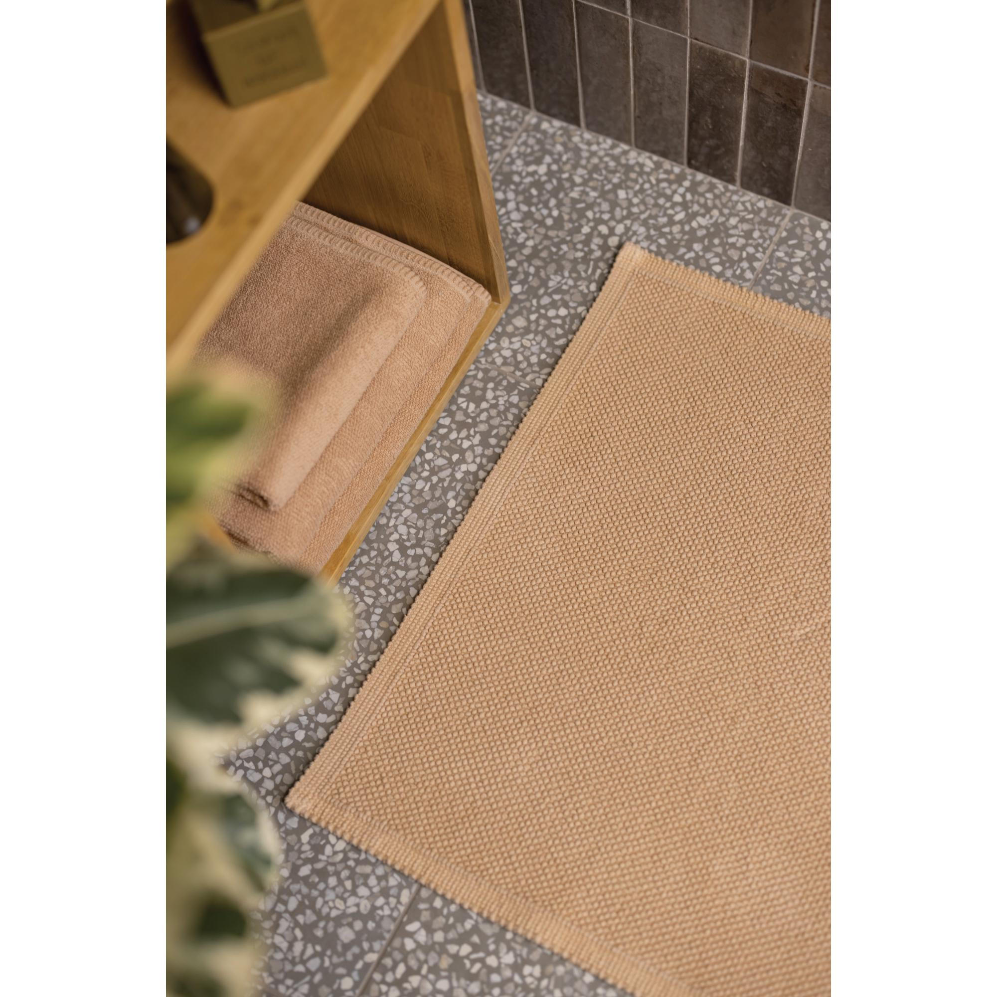 BADEMATTE Etia macchiato 54 x 64 cm - Braun, Textil (54/64cm) - Vivaraise